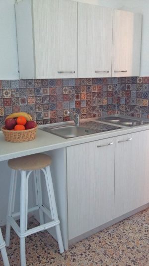 Kitchen with fruits 